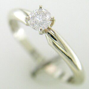 REDUCED!   14Kt White Gold 0.33ct Solitaire Diamond Ring
